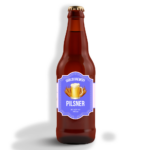 Beer Bottle with Personalised Label