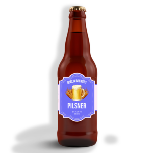 Beer Bottle with Personalised Label